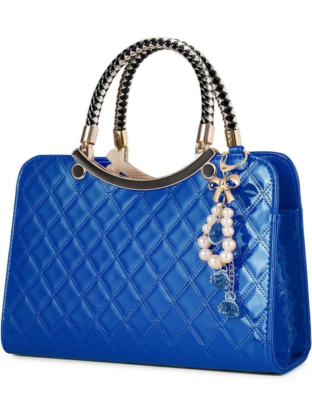 Shiny Patent Leather Women's Satchel Handbags | Fashion Crossbody & Shoulder